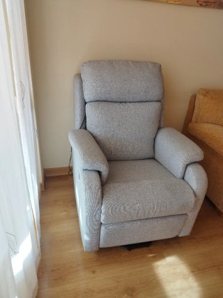 Poltrona Relax Elettrica Grigia