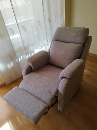 Poltrona Relax Elettrica Grigia