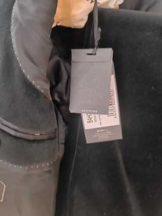 Traje Armand Basi Negro Terciopelo