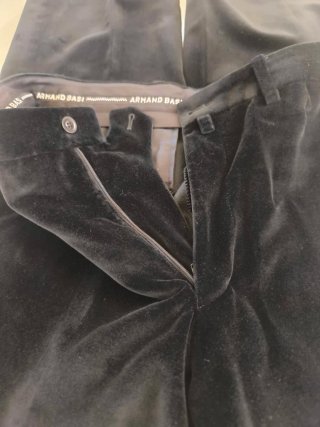 Traje Armand Basi Negro Terciopelo