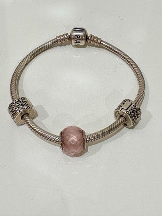Pulsera Pandora Plata con Abalorios