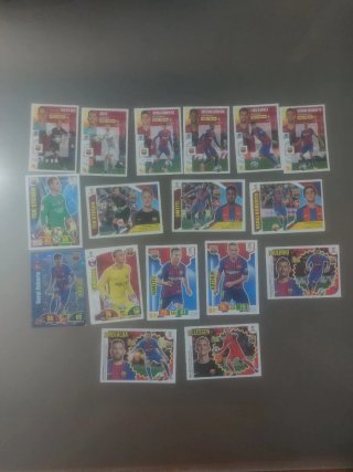 Lote cromos Panini FC Barcelona + Adrenalyn