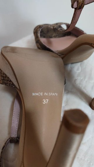 Sandalias de piel Vitti Love tacón alto