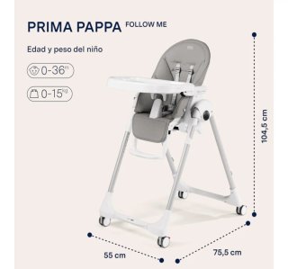 Trona evolutiva de bebé Prima Pappa