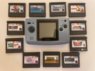 Neo Geo Pocket Color Azul + 11 Juegos