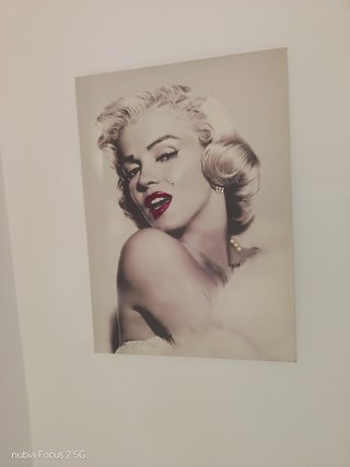 Lienzo Marilyn Monroe Rojo