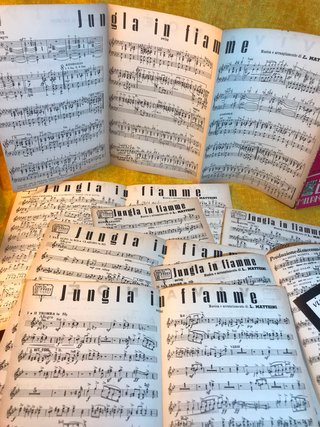 Spartito Musicale Viva Noè - Jungla In Fiamme 1948