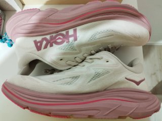 Zapatillas Hoka Mujer Rosa y Blanco
