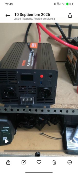 Inversor Vevor Onda Pura 3500W Nuevo.
