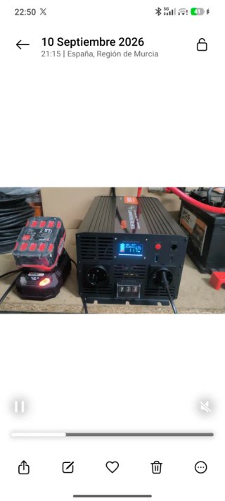 Inversor Vevor Onda Pura 3500W Nuevo.