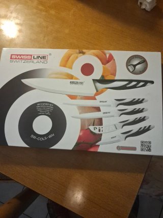 Set Coltelli Swiss Line 5 Pezzi + Pelapatate