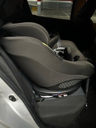 Silla Coche negra para Bebe con Isofix 0-18kg