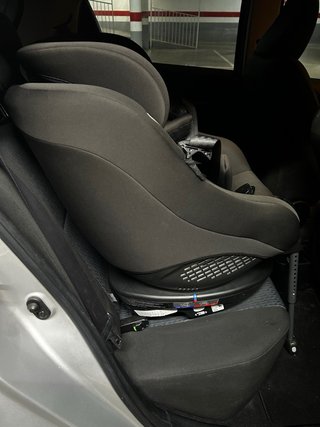 Silla Coche negra para Bebe con Isofix 0-18kg