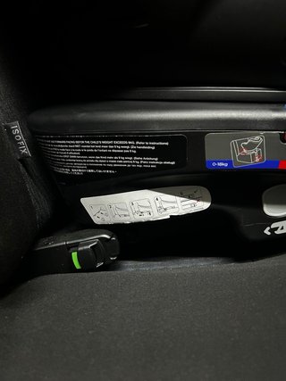 Silla Coche negra para Bebe con Isofix 0-18kg