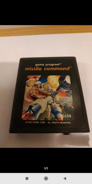 Missile Command Atari 2600 Cartuccia Gioco