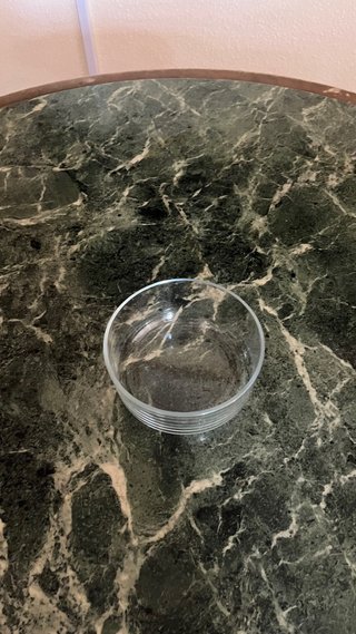 Recipiente de porcelana blanco Recipiente de vidri