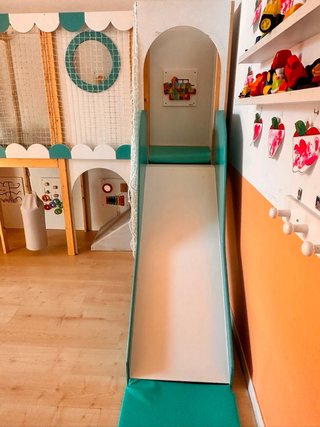 Parque infantil madera ludoteca/casa