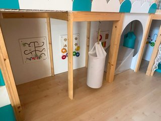 Parque infantil madera ludoteca/casa