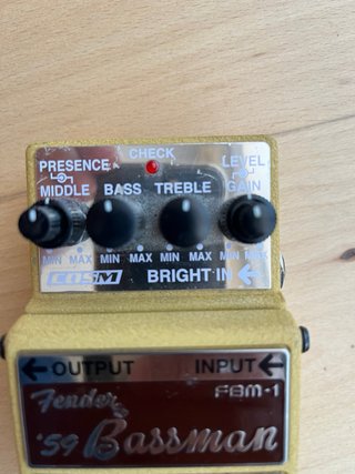 Pedal Boss FBM-1 Fender Bassman 59