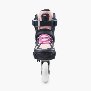 Patines Línea Niños Oxelo Ajustable 4 tallas Fit 5 Negro