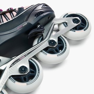 Patines Línea Niños Oxelo Ajustable 4 tallas Fit 5 Negro