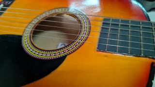 Guitarra acústica infantil con funda