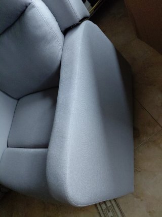 Sillón reclinable gris