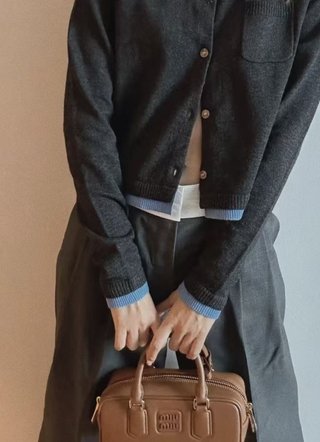 Borsa Miu Miu Marrone
