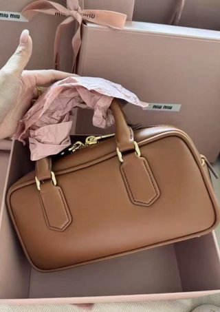 Borsa Miu Miu Marrone