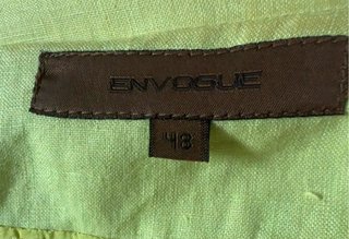 Chaqueta Lino Verde Lima Talla 48