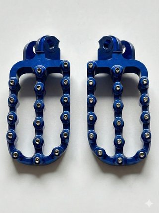 Estriberas KTM Husqvarna Azules Anchas