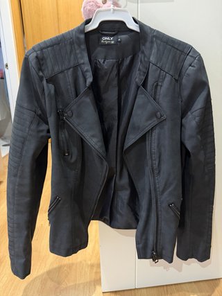 Cazadora Biker ONLY Negra