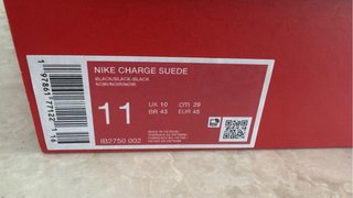 Nike Charge Suede Zapatillas Negras