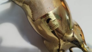 Elefante de bronce macizo