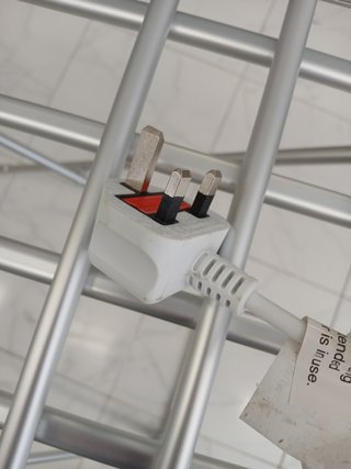 Daewoo Tendedero portátil plegable con calefacción, 230 W, carga máxima de 10 kg, cable de 1,4 m, ba