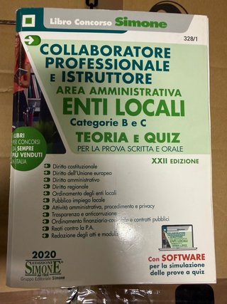 Libro concorso Simone Enti Locali