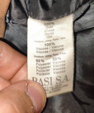 Vintage Lacoste 100% Genuine Leather Jacket Size L