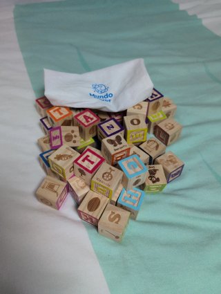 Bloques de madera educativos Mundo Clever