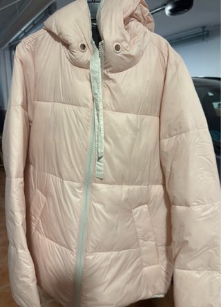 Parka reversible Pedro del Hierro rosa y beige
