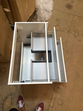 Mueble de baño blanco 80cm suspendido