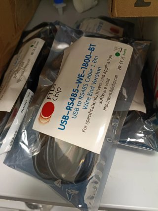 Cable USB a RS485 FTDI 1.8m Wire End Version
