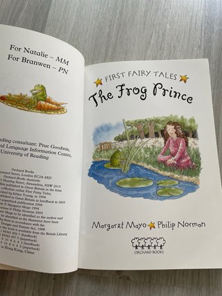 Libro de primeras lecturas en inglés