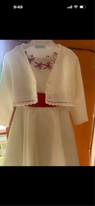 Vestido de niña para boda o evento .Con su chaquet