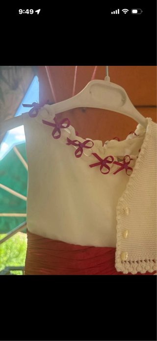 Vestido de niña para boda o evento .Con su chaquet