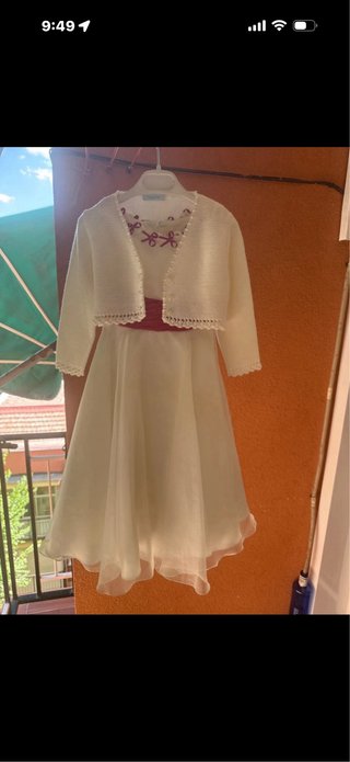 Vestido de niña para boda o evento .Con su chaquet