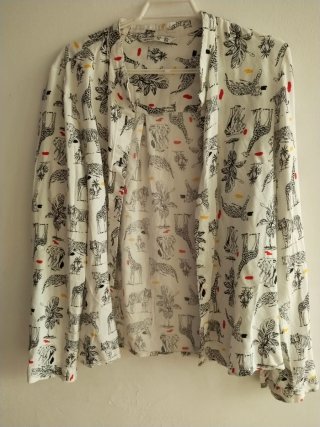 Camisa Lorus Animal Print Talla S