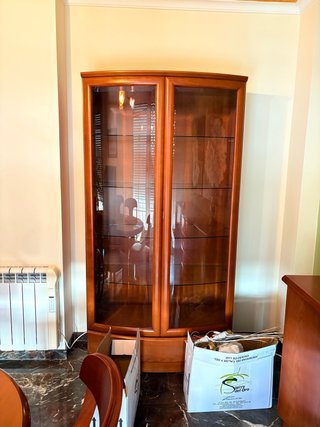 Aparador y Vitrina Comedor Madera