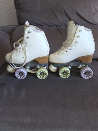 Patines profesionales blancos talla 36 de pie