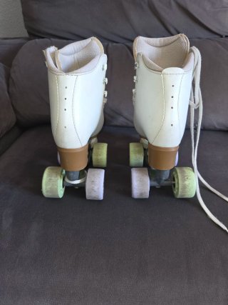 Patines profesionales blancos talla 36 de pie