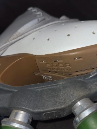 Patines profesionales blancos talla 36 de pie